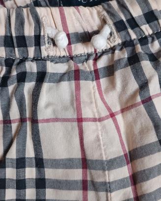 Short neonato Burberry original 6 mesi  come nuovi