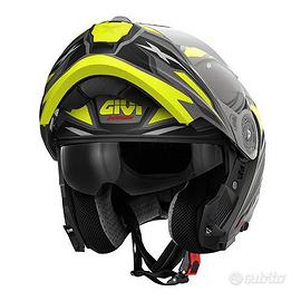 CASCO MODULARE MOTO GIVI X27 GIALLO DOPPIA VISIERA