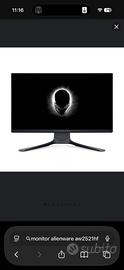 Monitor dell alienware aw2521hf 240hz