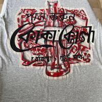 T-shirt Coca-Cola colore grigio con scritta