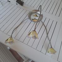 applique fiori gialli ceramica 