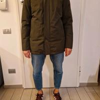 Giaccone imbottito Il Lanificio taglia XL verde