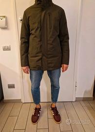 Giaccone imbottito Il Lanificio taglia XL verde