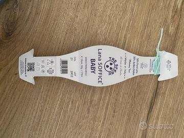 Copertina neonato fatta a maglia – Verde acqua