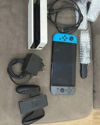 Nintendo switch oled 64gb completa