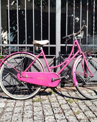 Bici da donna completa di cestino,