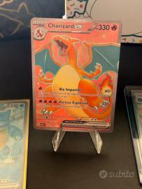 Carta pokemon Charizard ex 183/165 del set 151