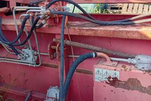 atrezzo miscelatore a sollevamento. per fieno