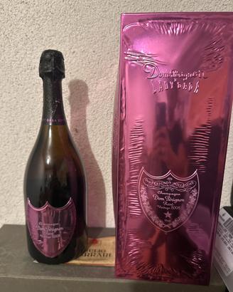 Dom Perignon Lady Gaga rosè 2008 con scatola