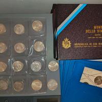 Monete 100 PTAS , 500 e 1000 lire argento