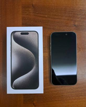 iPhone 15 Pro 128 GB - Titanio Naturale + cover