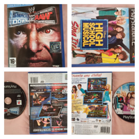 CD giochi PlayStation 2: High school m+SmackDown