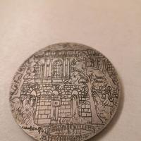 Numismatica medaglia placcata arg Arte Verona 1982