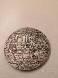 Numismatica medaglia placcata arg Arte Verona 1982