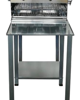 BARBECUE A GAS IN ACCIAIO INOX BIG SQUALO 2 FUOCHI