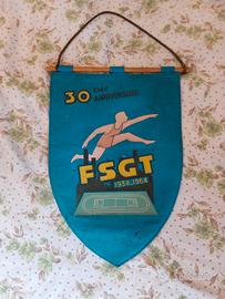 Gagliardetto commemorativo vintage anni 60