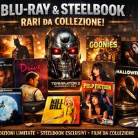 Bluray, 4K e Steelbook rare e fuori catalogo