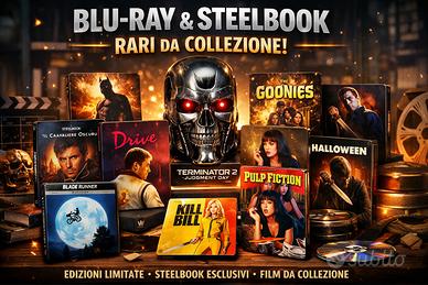 Bluray, 4K e Steelbook rare e fuori catalogo