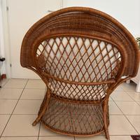 Poltrone in midollino per esterno