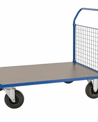 Carrello con pianale in gomma