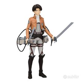 L'attacco dei giganti levi ackerman action figure