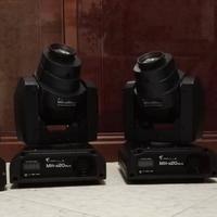 4 teste mobili led dj 2 spot, 2 beam