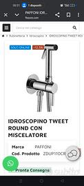Idroscopino tweet round con miscelatore