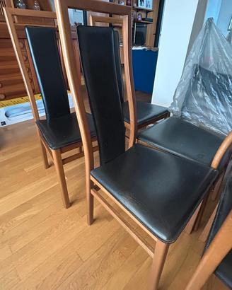 Sei sedie di design