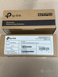 Coppia di TP-Link MC100CM mediaconverter fibra