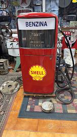 Distributore benzina  Smaltata SHELL o ESSO