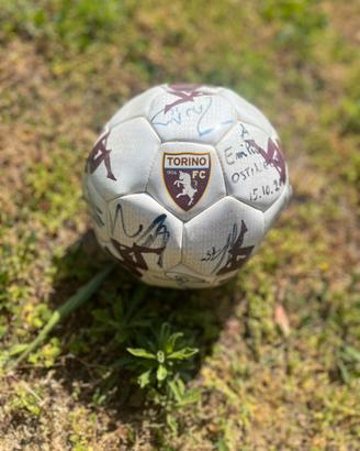 Pallone autografato torino