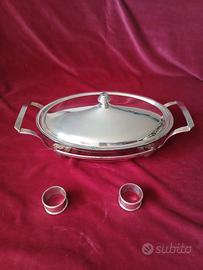 Pirofila ovale Sheraton con pyrex Marinex.