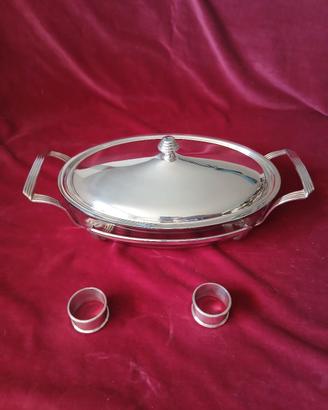 Pirofila ovale Sheraton con pyrex Marinex.