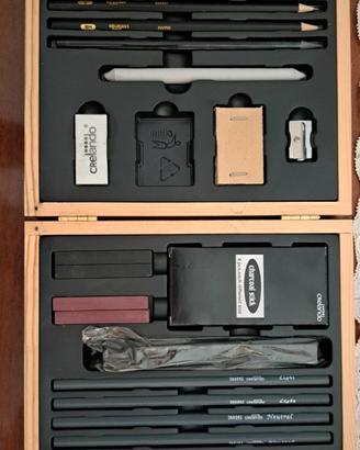 set per disegnare in bianco e nero 