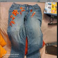 Jeans moschino taglia modificata e etichetta manca