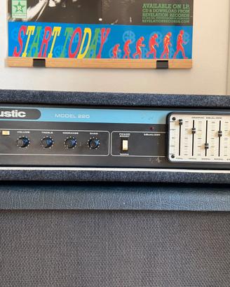 Acoustic control 220 Testata per basso o chitarra