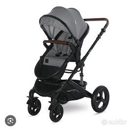 Passeggino e navicella grigio