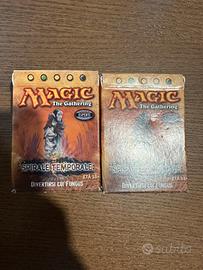 2 mazzi tematici, 1 incompleto Magic the Gathering