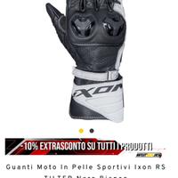 Ixon RS Tilter - Guanti pelle da moto racing