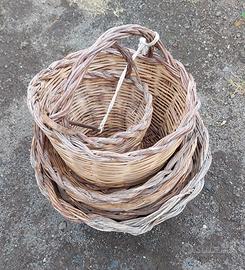 canestri varie misure antichi