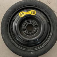 Ruotino nuovo 115/70r15 et40