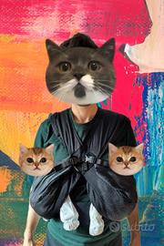 Porta bebè gemellare