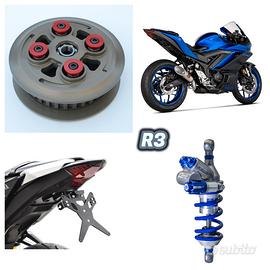 Yamaha R3 monoammortizzatore frizione portatarga