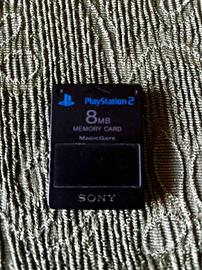Memory Card da 8 MB originale Sony Ps2