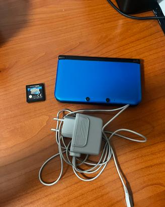 Nintendo 3DS XL Blu + Pokémon nero 2 + caricatore