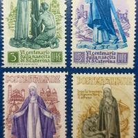 ITALIA 1948 6º centenario nascita Santa Caterina