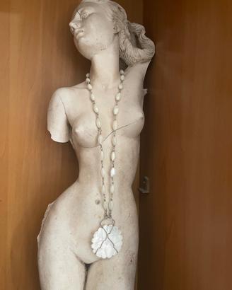 Collana madre perla argento silver necklace