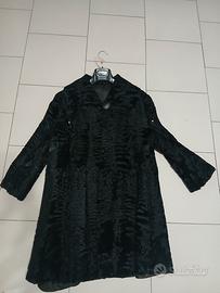 Pelliccia Astrakan / Persianer Vintage Nera