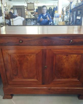 Credenza in legno di noce Luigi Filippo epoca '800