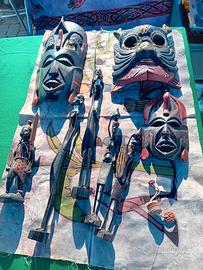 Lotto Maschere Tribali 